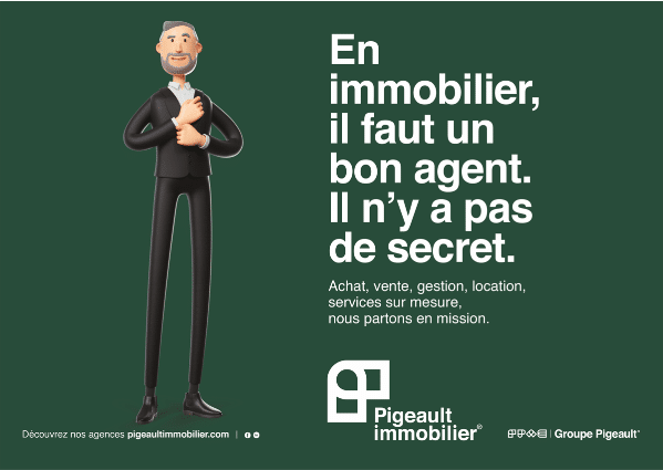 Pigeault Immobilier nouvelle campagne