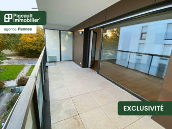 Rennes, Appartement T3, Beauregard, Garage et parking, Balcon exposé Sud