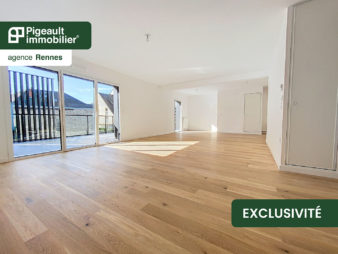 Rennes, Centre-ville, Prairies Saint-Martin, T5 duplex avec terrasse en dernier étage, deux stationnements