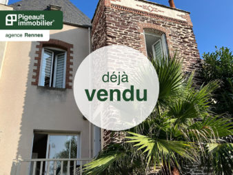 Maison vendue – Rennes Sévigné, -Thabor – joli jardin clos