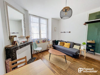 Rennes, centre-ville, appartement T2, meublé, dernier étage