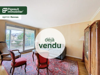 Appartement T4 vendu – Rennes – Quartier Arsenal Redon – Vue sur les jardins