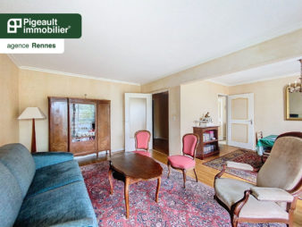 Appartement T4 vendu – Rennes – Quartier Arsenal Redon – Vue sur les jardins