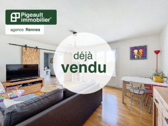 RENNES/ QUARTIER LA MADELEINE, Rue de Nantes, Appartement T4 avec balcons, garage et cave
