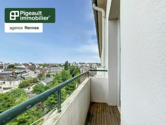 Appartement T2 à vendre – Rennes – Saint Hélier – Lumineux – Dernier étage