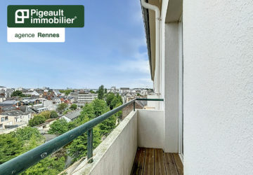 Appartement T2 à vendre – Rennes – Saint Hélier – Lumineux – Dernier étage - AG3459-1