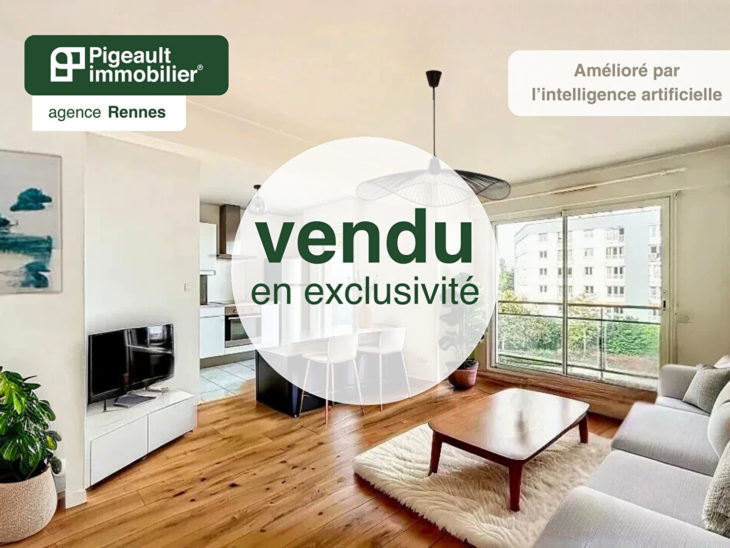 Appartement T2 à vendre – Rennes – Quartier Lorient Saint Brieuc – Parking – Balcon - AG214-7