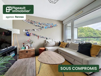 T2 sous compromis – Rennes Quartier Beauregard – Balcon – Résidence récente – Garage