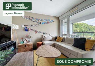 T2 sous compromis – Rennes Quartier Beauregard – Balcon – Résidence récente – Garage - AG3477-2