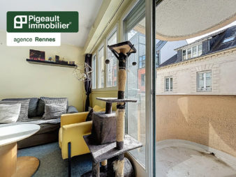 T2 à vendre – Rennes – Centre Ville – Mail François Mitterrand –  DPE D – Parking – Balcon