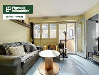 T2 à vendre – Rennes – Centre Ville – Mail François Mitterrand –  DPE D – Parking – Balcon