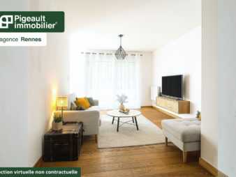 T2 à vendre – Rennes Quartier Lorient Saint-Brieuc –  Bordure de vilaine – Balcon – Garage