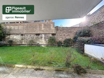 Appartement T3 à vendre – Rennes – Quartier Centre Ville – Arsenal Redon – Jardin privatif – Parking