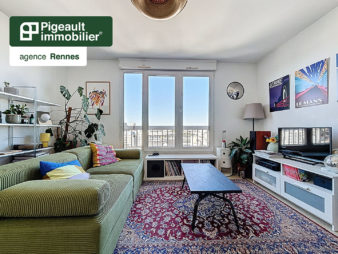 T3 à vendre – Rennes quartier Centre/Tour d’Auvergne- vue dégagée avec garage double