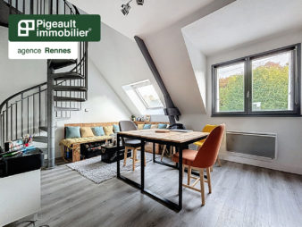 T3 à vendre – Rennes Les Champs Manceaux – Bréquigny – Duplex – Garage
