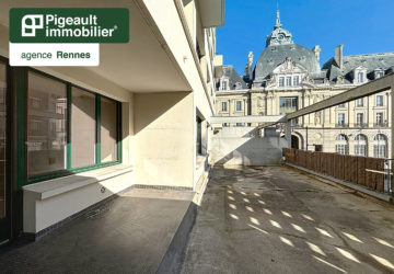 Appartement T4 à vendre – Rennes quartier des Halles – Trois chambres – Terrasse de +50m² - AG3433-6