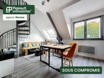 T3 sous compromis – Rennes Les Champs Manceaux – Bréquigny – Duplex – Garage