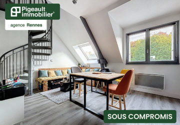 T3 sous compromis – Rennes Les Champs Manceaux – Bréquigny – Duplex – Garage - AG3556-1