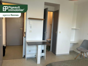 Appartement Studio – 18.09m2 – Quartier Beaulieu – Rennes – Studio Meublé (N°169)