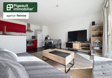 Appartement T2 à vendre – Cesson Sevigne – Balcon – Garage - AG3584