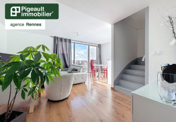 Appartement T5 Duplex à vendre – Saint jacques de la Lande – 4 chambres – Terrasses - AG2987