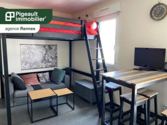 STUDIO  Meublé – St Grégoire – La Bellangerais  – 18.55 m2