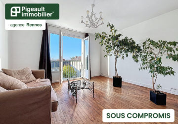 T3 SOUS COMPROMIS – Rennes Quartier Jeanne d&rsquo;Arc – 2 chambres – Idéal colocation – Bon état - AG3528-1