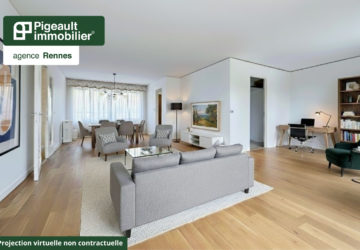 Appartement T5 à vendre – 3 chambres – Rennes Quartier Bourg l&rsquo;Évêque – Proche place des Lices – Terrasse – Parking – Cave - AG3560-2