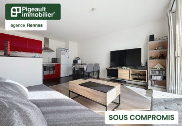 Appartement T2 sous compromis – Cesson Sevigne – Balcon – Garage - AG3584-1