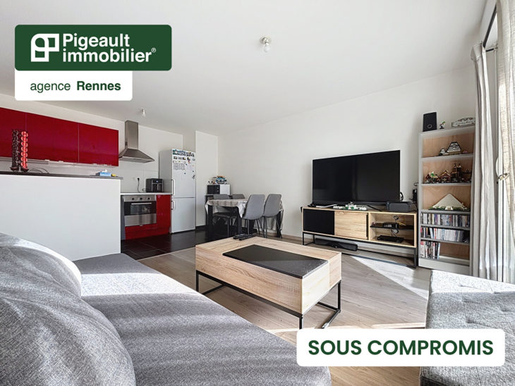 Appartement T2 sous compromis – Cesson Sevigne – Balcon – Garage - AG3584-1