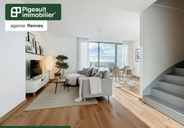 Appartement T5 à vendre – 4 chambres – Rennes – Saint Jacques de la Lande – La Courrouze – Terrasses – Parking couvert - AG2987-2