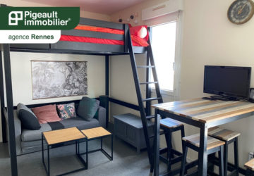 STUDIO  Meublé – St Grégoire – La Bellangerais  – 18.55 m2 - 2SC2023-79