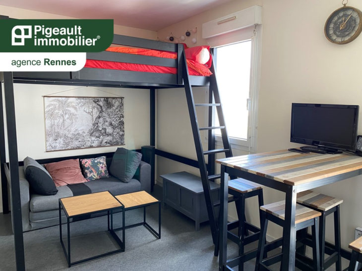 STUDIO  Meublé – St Grégoire – La Bellangerais  – 18.55 m2 - 2SC2023-79