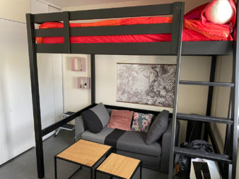 STUDIO  Meublé – St Grégoire – La Bellangerais  – 18.55 m2