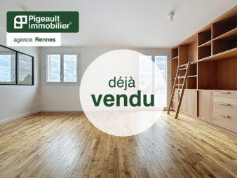 Appartement T2 VENDU – Rennes – Saint Hélier – Lumineux – Dernier étage