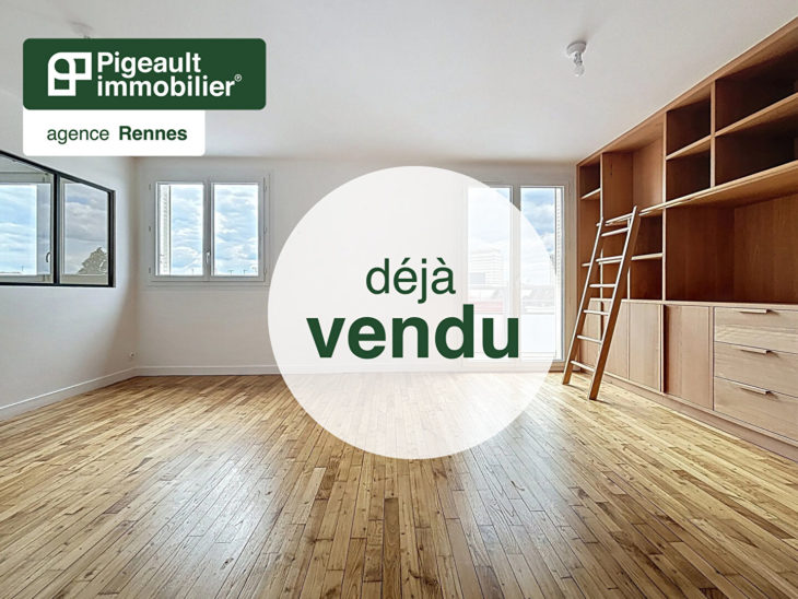 Appartement T2 VENDU – Rennes – Saint Hélier – Lumineux – Dernier étage - AG3459-2