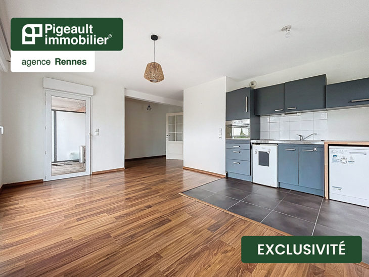 Appartement T2 à vendre – Rennes La Motte Brûlon – Proche Prairies Saint Martin – Balcon – parking - AG3601-1