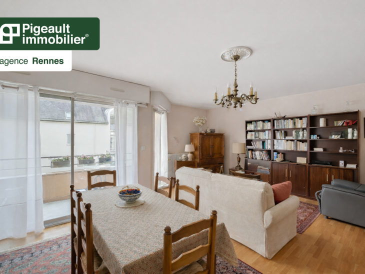 Appartement T3 à vendre – Rennes centre ville – Dinan Chezy – DPE C – Ascenseur – Balcon – Garage et cave - AG3616-2
