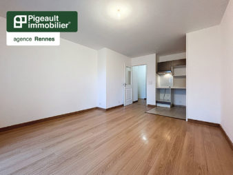 Appartement T2 à vendre  – Rennes Quartier Lorient / Saint Brieuc – Terrasse – Garage – 1 chambre