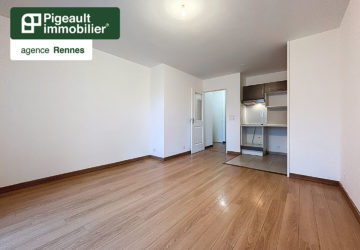 Appartement T2 à vendre  – Rennes Quartier Lorient / Saint Brieuc – Terrasse – Garage – 1 chambre - AG2636-1