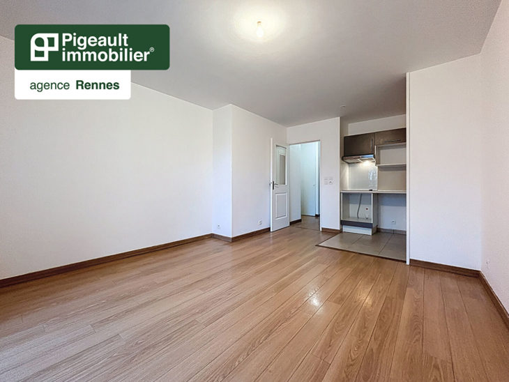 Appartement T2 à vendre  – Rennes Quartier Lorient / Saint Brieuc – Terrasse – Garage – 1 chambre - AG2636-1
