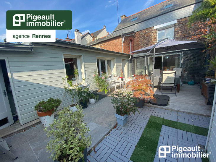 RENNES quartier Fac de droit, adorable maison années 20/30 dans rue calme très prisée! - AG2930