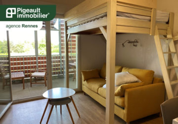 Appartement T1  MEUBLE –  Quartier du vert Buisson – BRUZ - SC2023-82