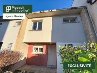 Maison T4 à vendre – 3 chambres – Chartres de Bretagne – Portes de Rennes – Garage