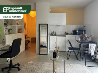 Studio – 26.44m² – Quartier Arsenal / Redon – Rennes