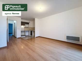 Appartement T2 à vendre  – Rennes Quartier Lorient / Saint Brieuc – Terrasse – Garage – 1 chambre
