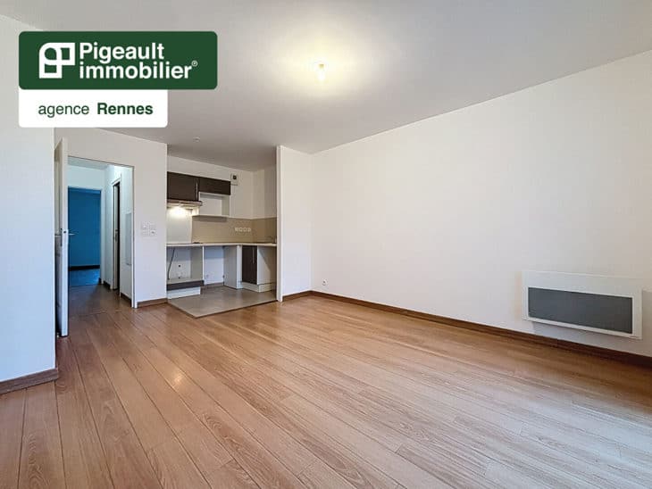 Appartement T2 à vendre  – Rennes Quartier Lorient / Saint Brieuc – Terrasse – Garage – 1 chambre - AG2636-2
