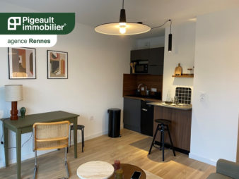 Appartement Rennes T1 Meublé – Centre ville – Prairies St Martin – 26.73m²