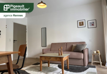 Appartement Rennes T1 Meublé – Centre ville – Prairies St Martin – 25.56 m2 - 1SC202411