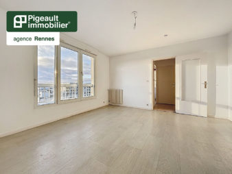 T3 à vendre – Rennes Centre ville – Tour d’Auvergne – vue dégagée – Garage double